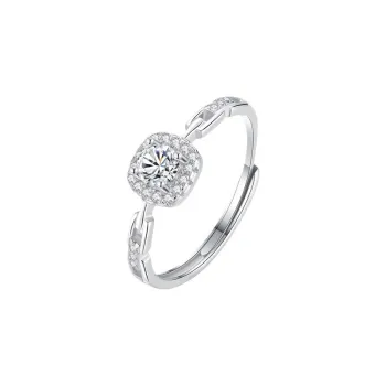 KING OF BLING 925 Sterling Silver With Zircon Rings Women's Year Of The Snake Good Luck