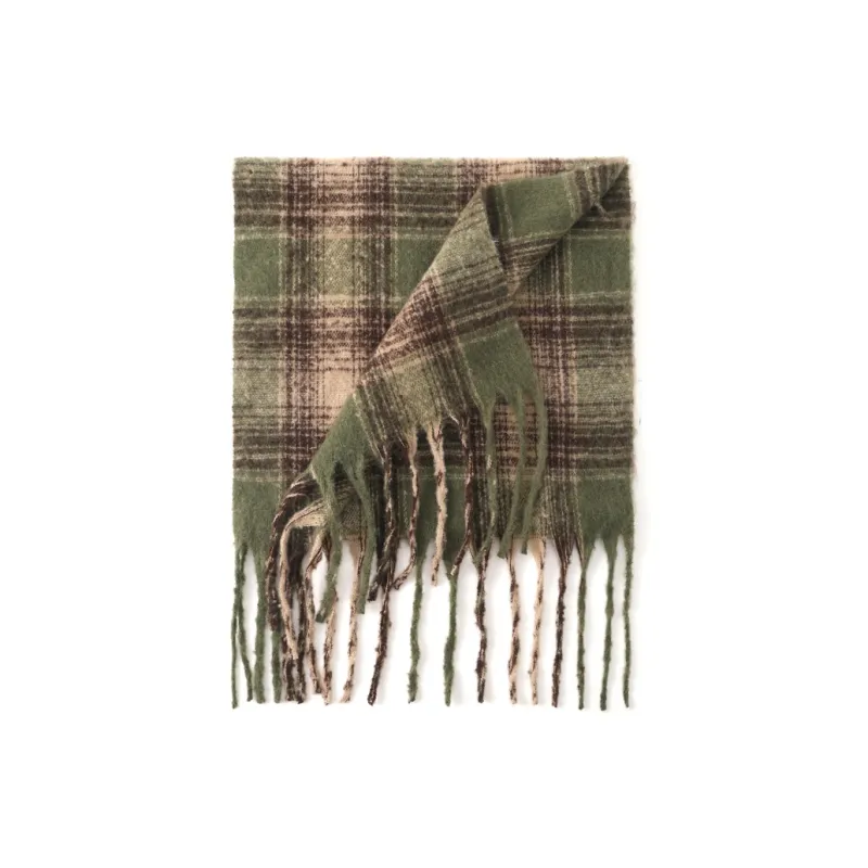 FREE RABBITⅡ Winter Thickened Warm Advanced Touch Fringe Shawl Scarf Unisex-11
