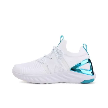 PEAK State Pole 1.0 Plus Anti-Slip And Wear-Resistant Water-Resistant Low-Top Running Shoes Men's White Blue