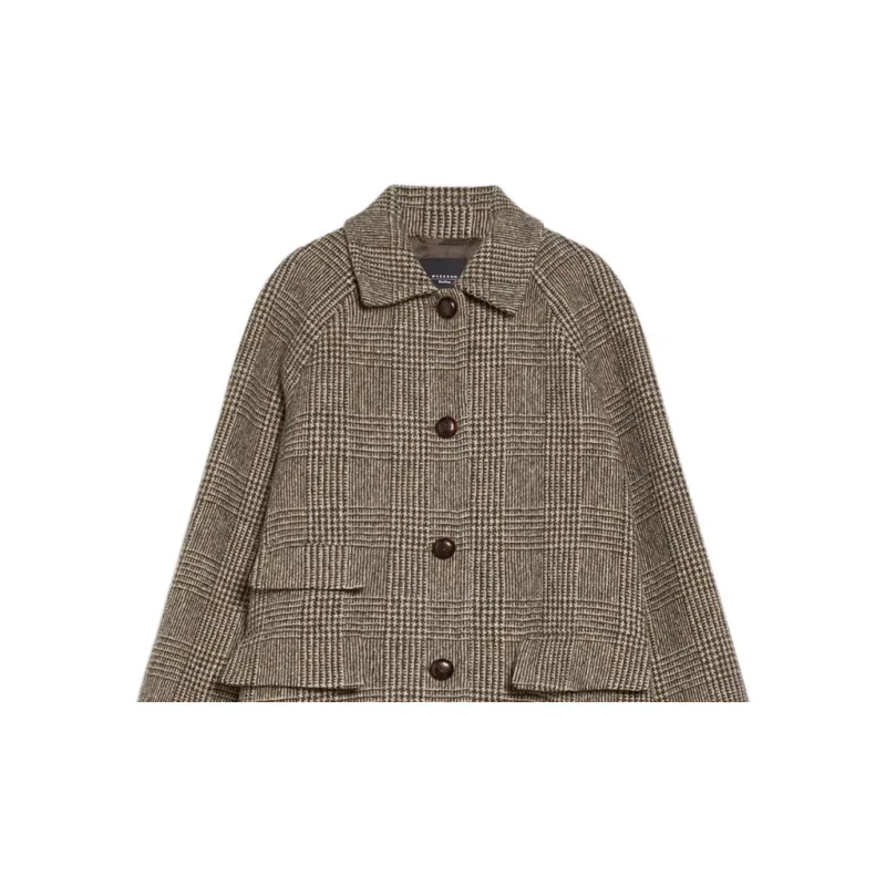 WEEKEND MaxMara Pitone Collection Coat Women's Brown-5