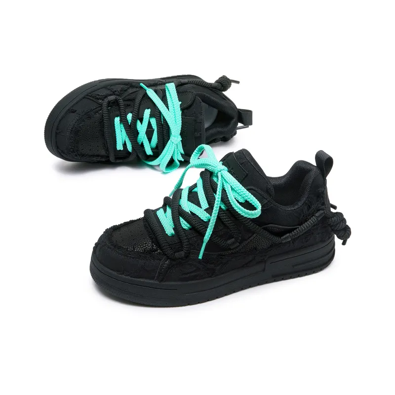 IMARSE Skateboard Shoes Unisex Low Top Green-3
