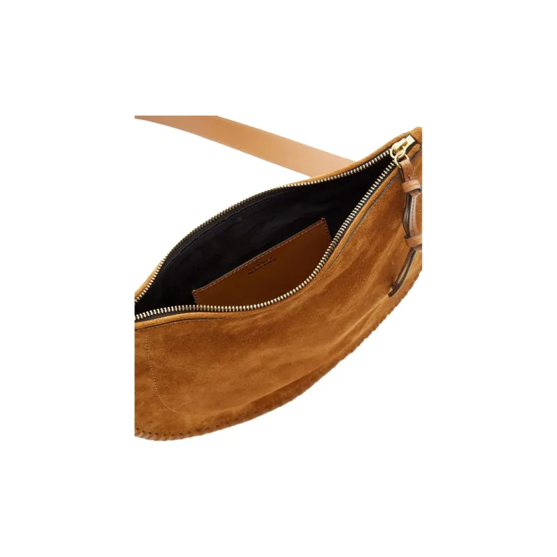 ISABEL MARANT Oskan Soft Zipped Cross Body Bag-4
