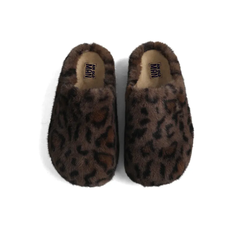An Old Man Quiet Abrasion Resistant Wrap toe Slippers Women's-3