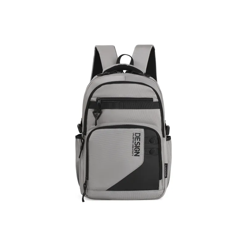 LUVISTRUE Nylon Backpack Regular Unisex Dark Gray/Light Gray/Dark Blue/Dark Green/White/Black-0