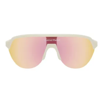 District Vision Titanium Nylon Irregular Shape Sunglasses Women's White