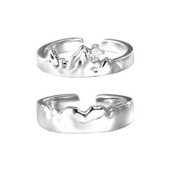 KING OF BLING Alloy With Zircon Rings Unisex Year Of The Snake Good Luck
