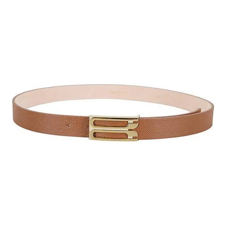 Victoria Beckham Logo Plaque Buckle Belt-1