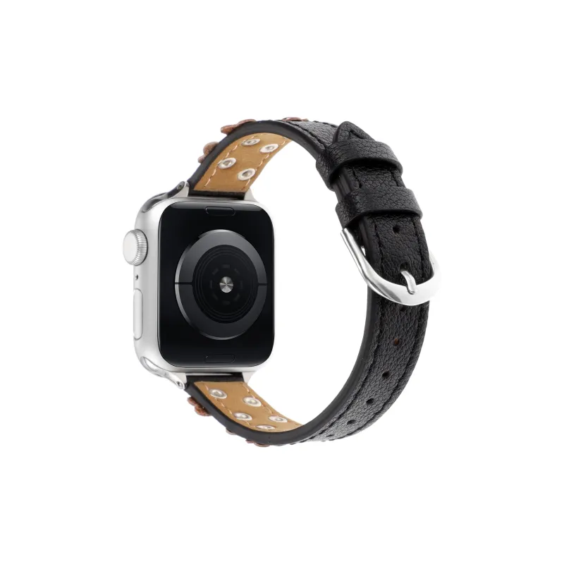 Vobafe Apple Compatibility Watch Band 44mm Genuine Leather Material-11