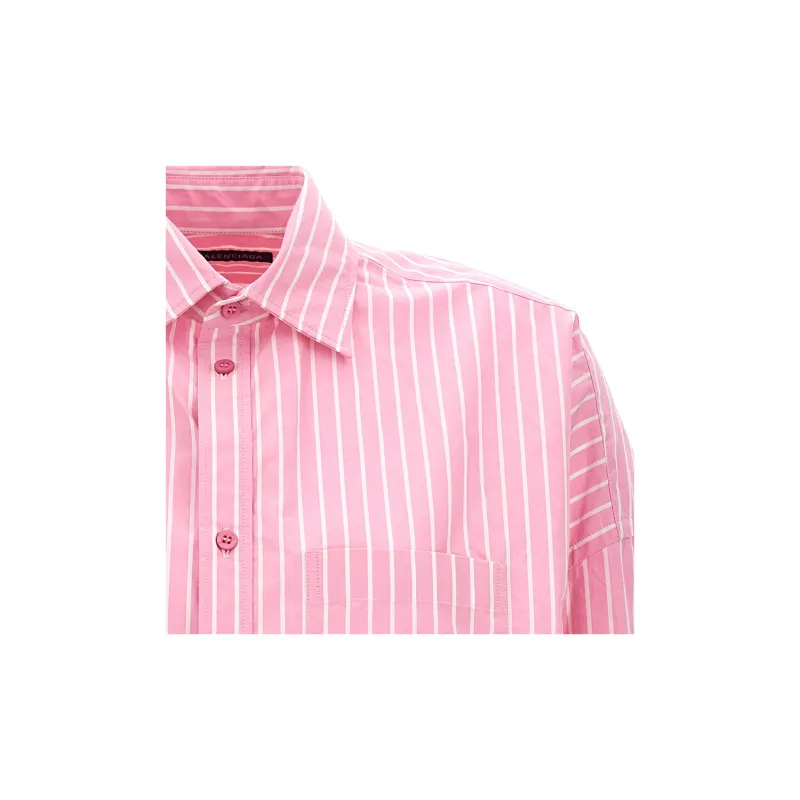 Balenciaga Shirt Regular Fit Women's Pink-4