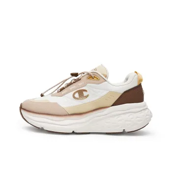 Champion Abrasion Resistant Rebound Low Top Running Shoes Women's Milk White/Light Taupe