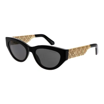 DIOR Acetate Metal Cat Eye Sunglasses Unisex Black