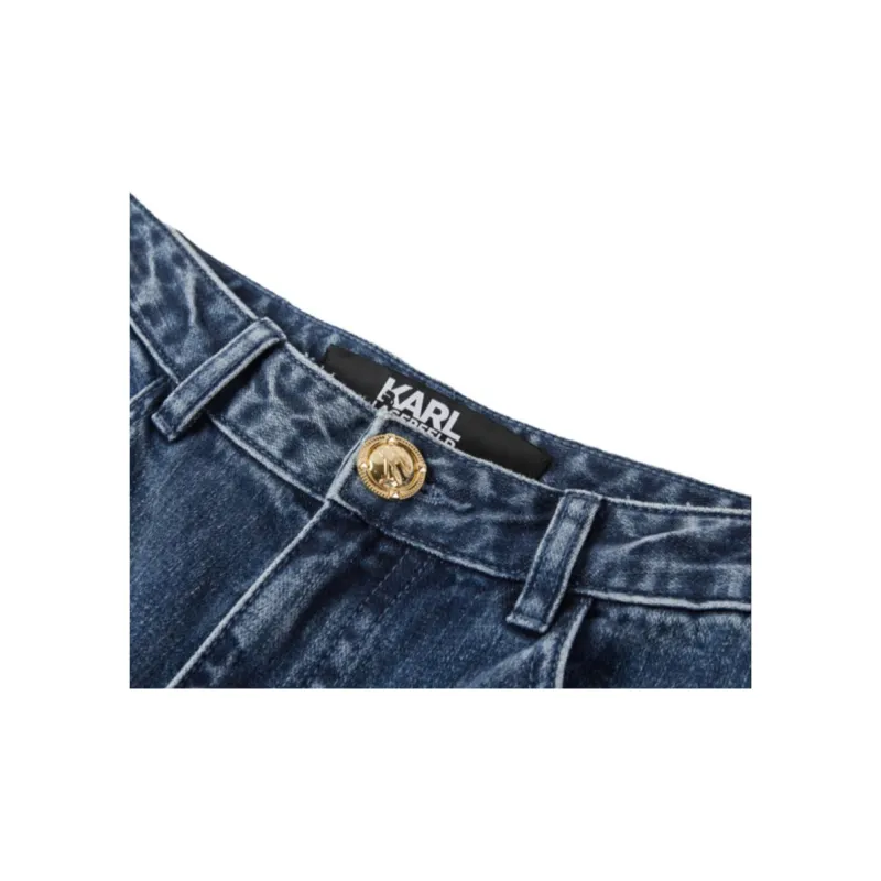 KARL LAGERFELD SS23 Jeans Women's Dark Blue-8