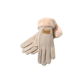 15 MINS Polyester Elastane Knit Gloves Women's Multiple Colors