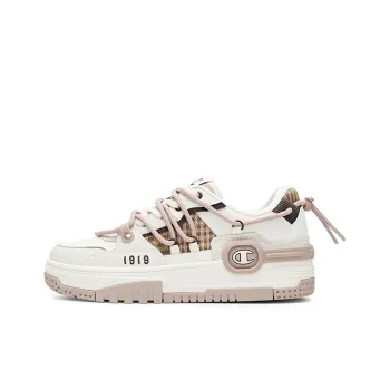 Champion Low Top Skateboard Shoes Women's Milk White/Light Taupe