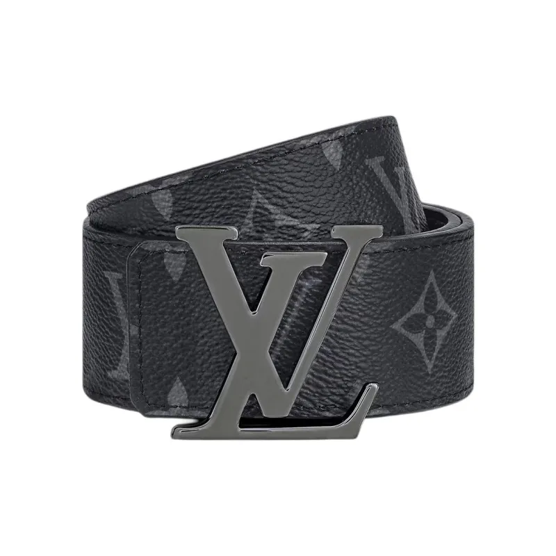 Louis Vuitton Initiales Belt Monogram Eclipse Male Black/Gray-2