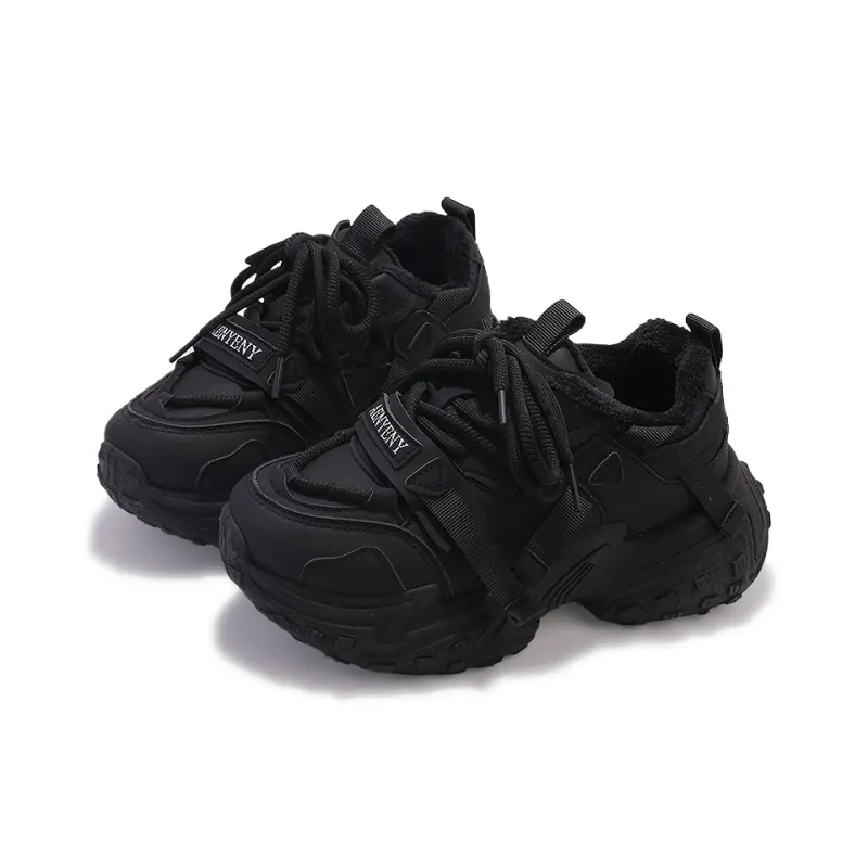 SNXR Anti-Slip Wear-Resistant Waterproof And Breathable Low-Top Chunky Sneakers Women's Beige-136