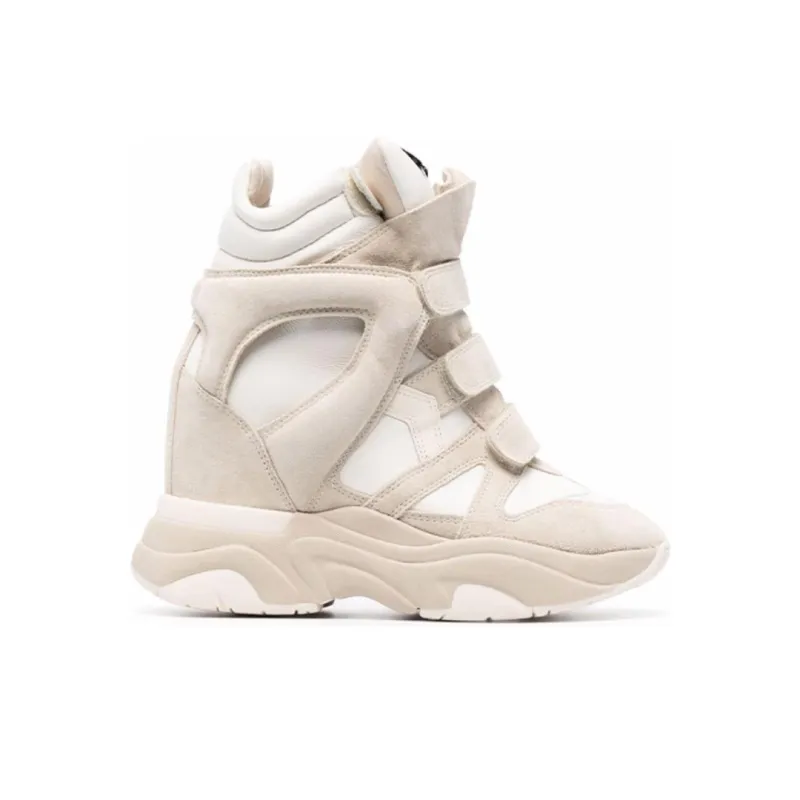 ISABEL MARANT Balskee Chunky Sneakers Women's High Top White-4