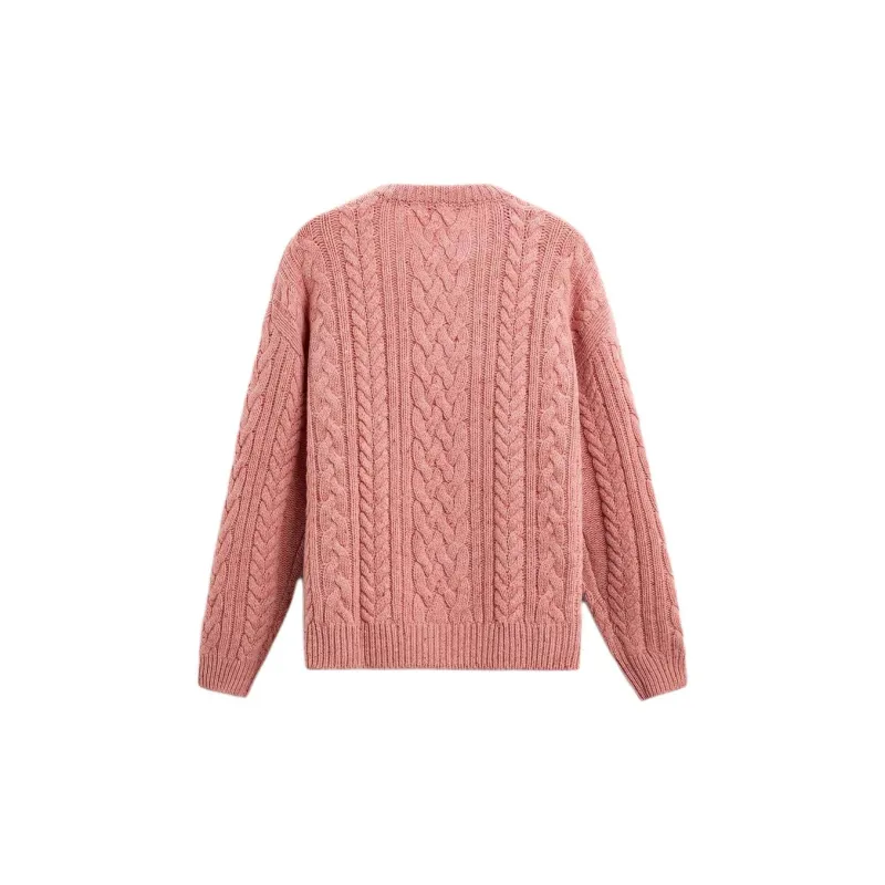 ZARA Sweaters Men Pink-1