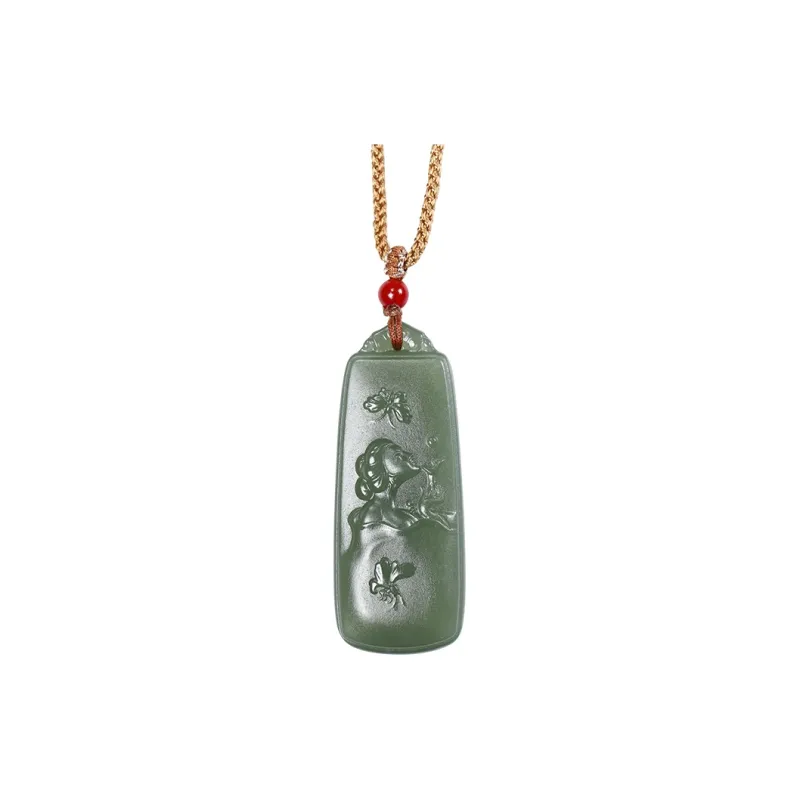 LANPIN Hetian Jade Pendants Jasper Unisex-0