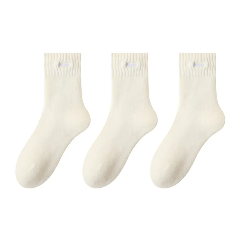 MIIOW Mid Calf Socks Women's Multi double Loading-15
