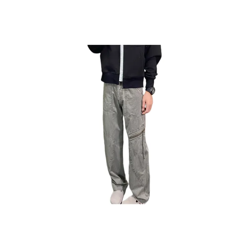 HLPT Cargo Pants Unisex Gray-2