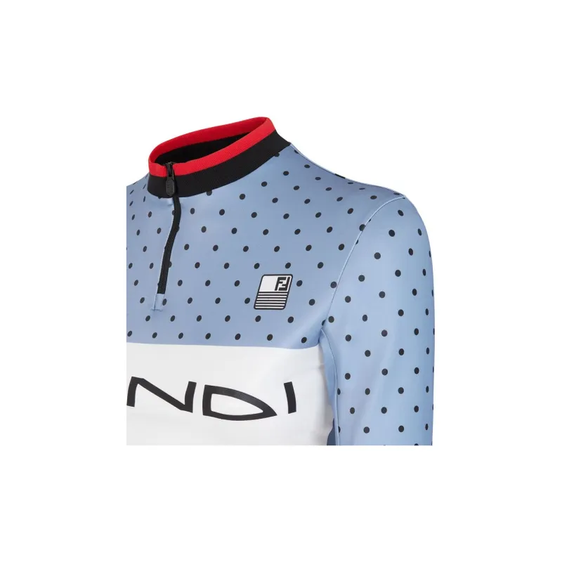 FENDI SS24 Crop Tops Women's Light Blue-4