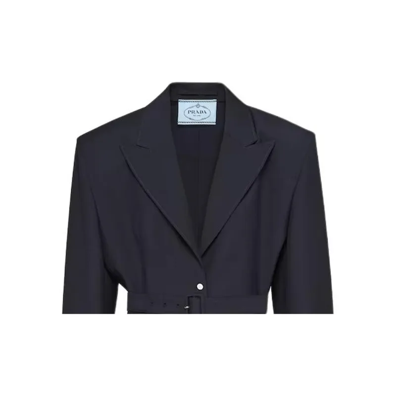 PRADA Jackets Coats Women's Marine Blue-3