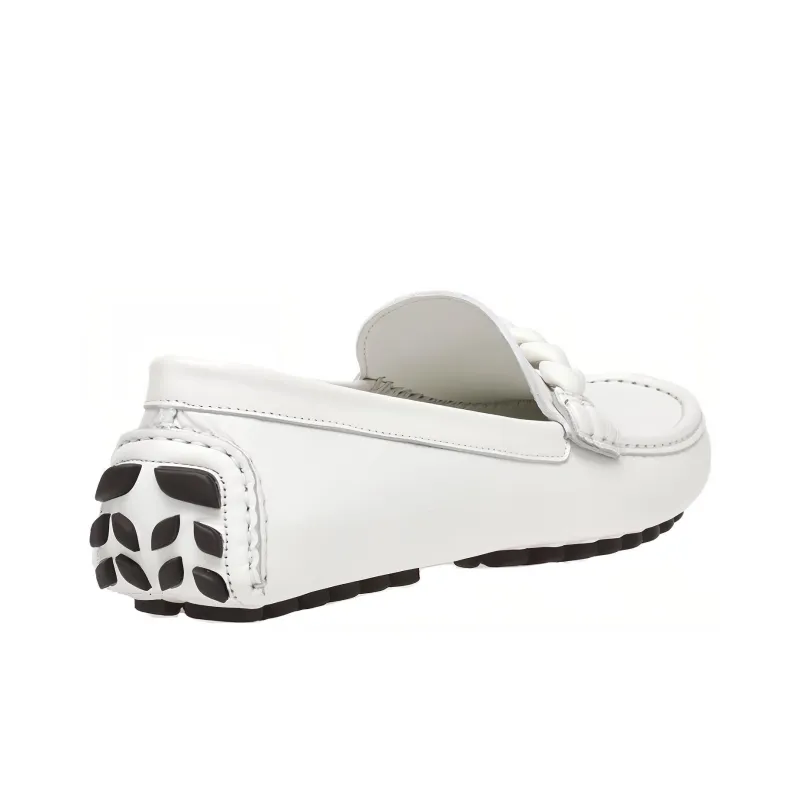 GIANVITO ROSSI Monza Loafers Men's White-3