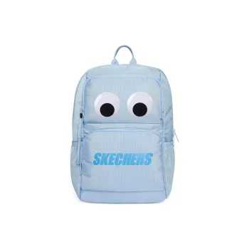Skechers Fabric Big Eyes Backpack Unisex Light Blue, Single Packaging For Big Eyes Stickers