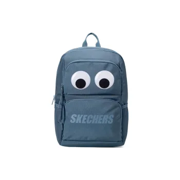 Skechers Fabric Big Eye Backpack Regular Unisex Blue Large Eye Patch Single Packaging