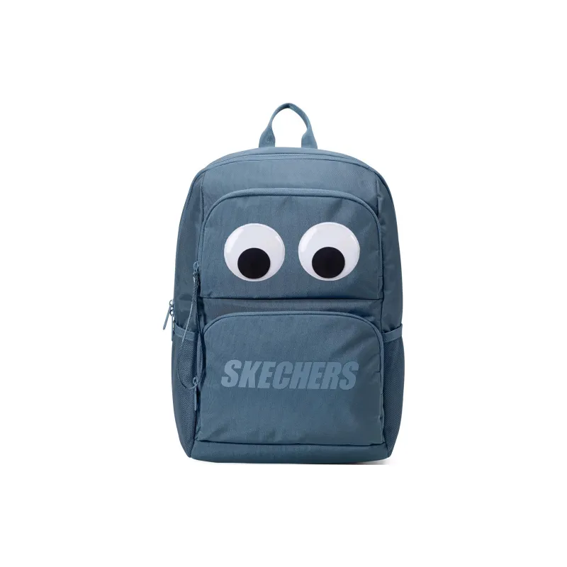 Skechers Fabric Big Eye Backpack Regular Unisex Blue Large Eye Patch Single Packaging-0