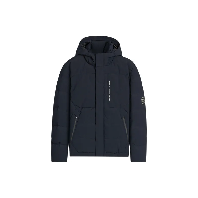 Dance With Wolves Down Jacket Men's Navy Blue-1