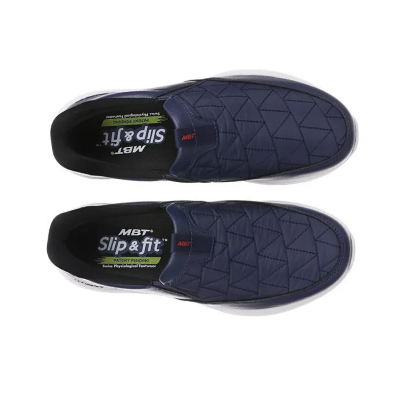 MBT Anti Slip Wear Resistant Low Top Casual Shoes Women's Blue-3