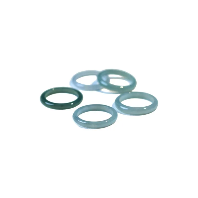 Tokai Family Ice Glutinous Jadeite Rings Unisex-4