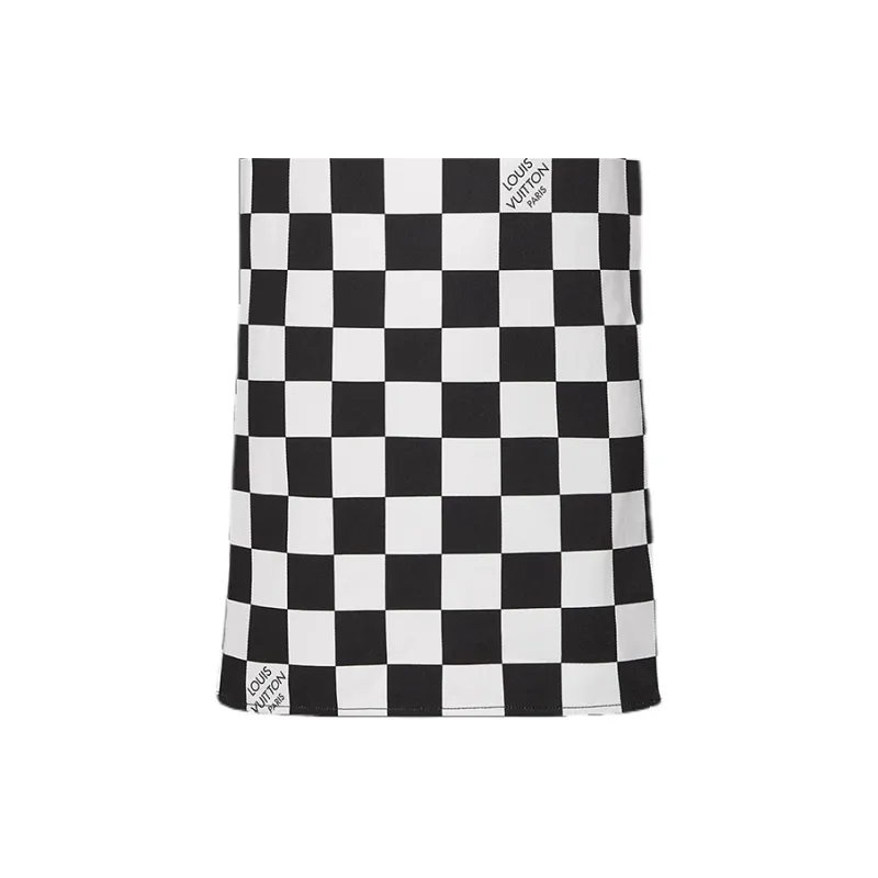 LOUIS VUITTON 2010s Damier Denim Dress-4