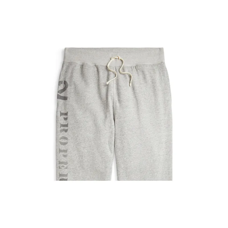 Polo Ralph Lauren FW24 Knitted Sports Pants Men's Gray-2