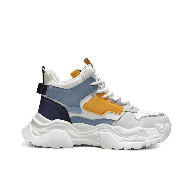 Cindiress Anti Slip Wear Resistant High Top Chunky Sneakers Men's-1