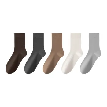 FAIRWHALE Mid Calf Socks Men's 5 Pack