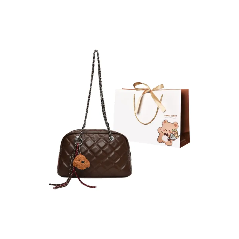 ERANGBEAR PU Crossbody Bag, Shoulder Bag Regular Women's Black/Brown/Coffee/Red-8