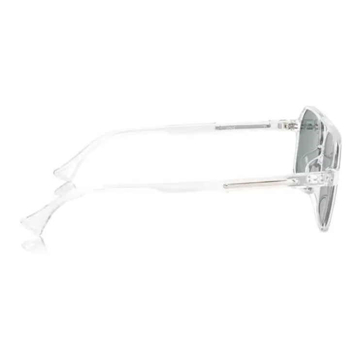 JINS TR/Memory Plastic Aviator Sunglasses Men's Transparent-2