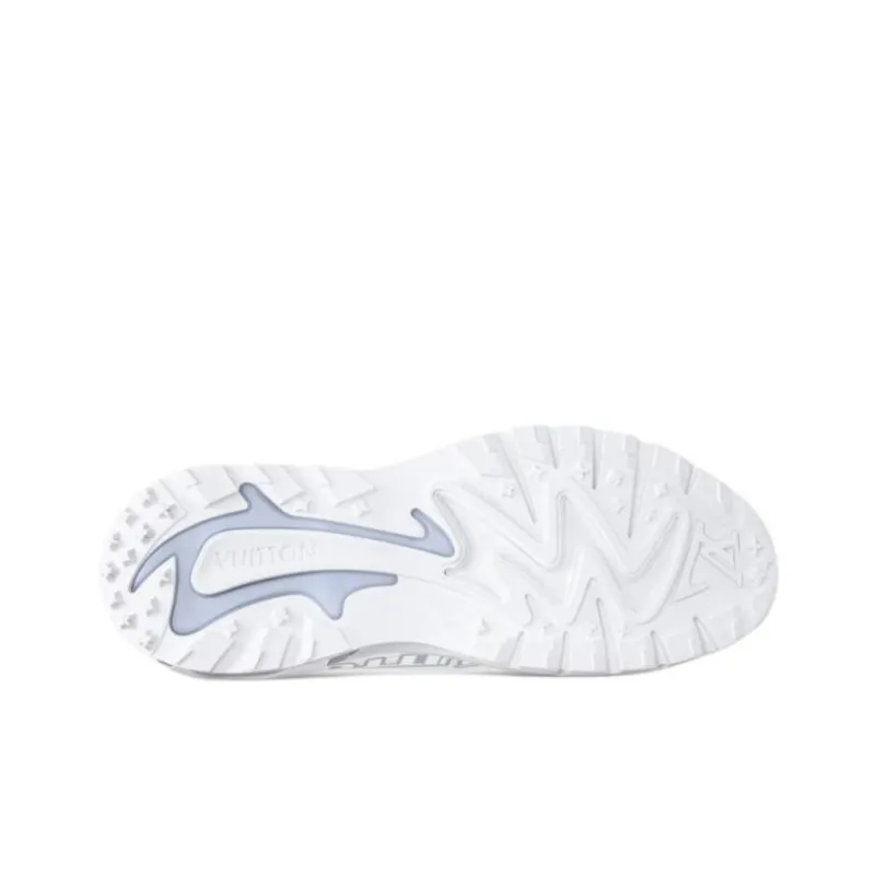 LOUIS VUITTON Runner Tatic 2025 Early Spring Men's Collection Low Top Casual Shoes Men's Light Gray-3