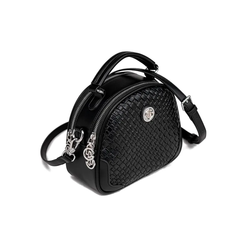 GELANDAI PU Shoulder Bag, Crossbody Bag, Handbag Women's Black-6