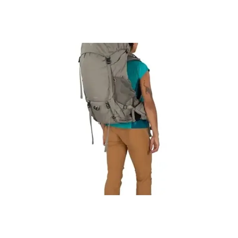 OSPREY Recycled Polyester Outdoor Mountaineering Bag, Backpack Regular Women's Mountain Shape Gray-3