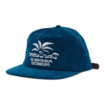 Deus Ex Machina Corduroy Baseball Caps Unisex Blue