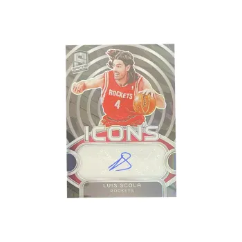 PANINI 2023 24 Luis Scola Rocket 89/99 Spectra Signature Icons Refractor Basketball Card Access Pass Sports Cards 1 Pc