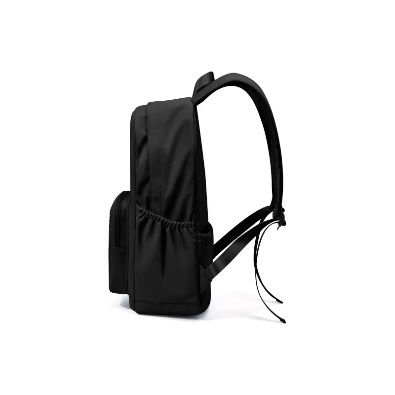 Kawasaki Fabric Backpack Travel Bag Unisex Black/Ecru/Light Blue-14