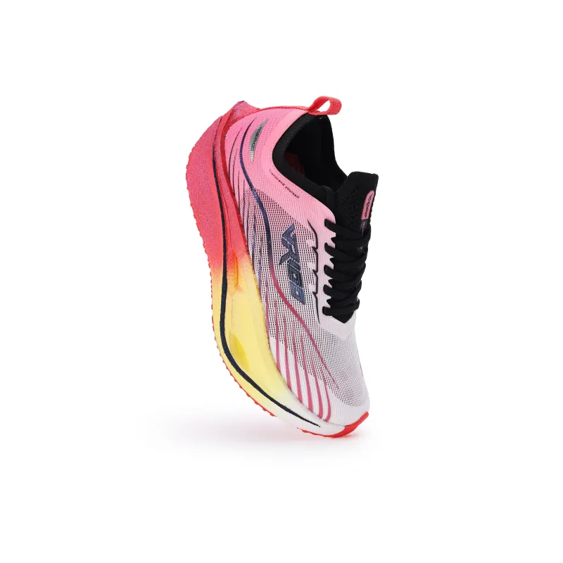 VR100 Slip Resistant, Abrasion Resistant, Breathable Low Top Running Shoes Unisex Mismatched Color Red & Green-5
