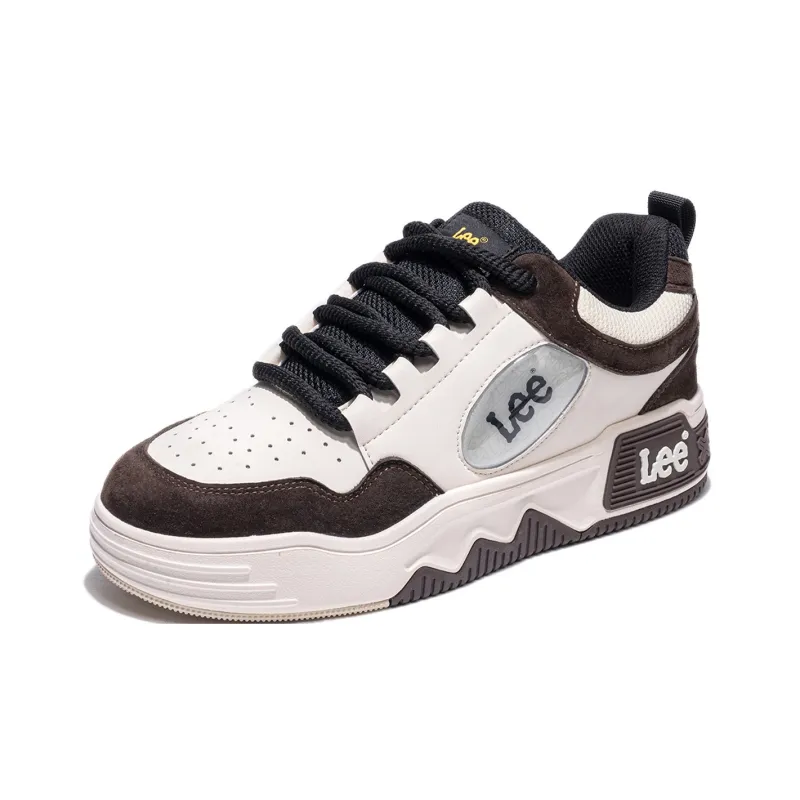 Lee Puffy Shoes Breathable Height Increase Low Top Skateboard Shoes Men's-6