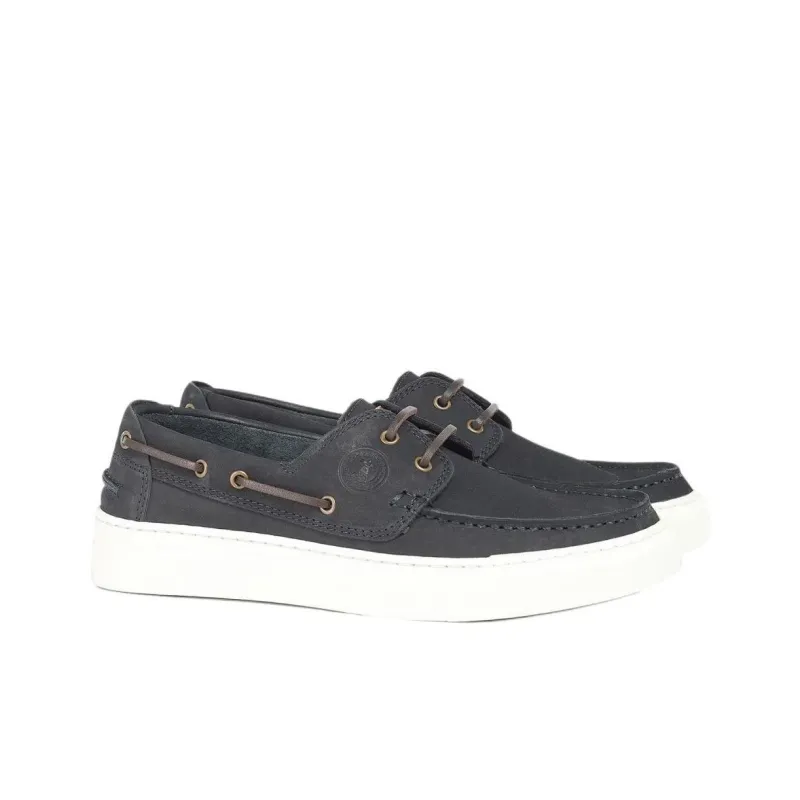 BARBOUR Boat Shoes Men's Marine Blue-2