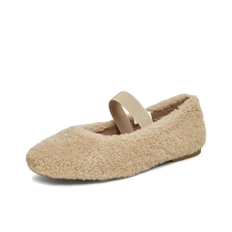 BATA Casual Single Shoes Women's Apricot-1